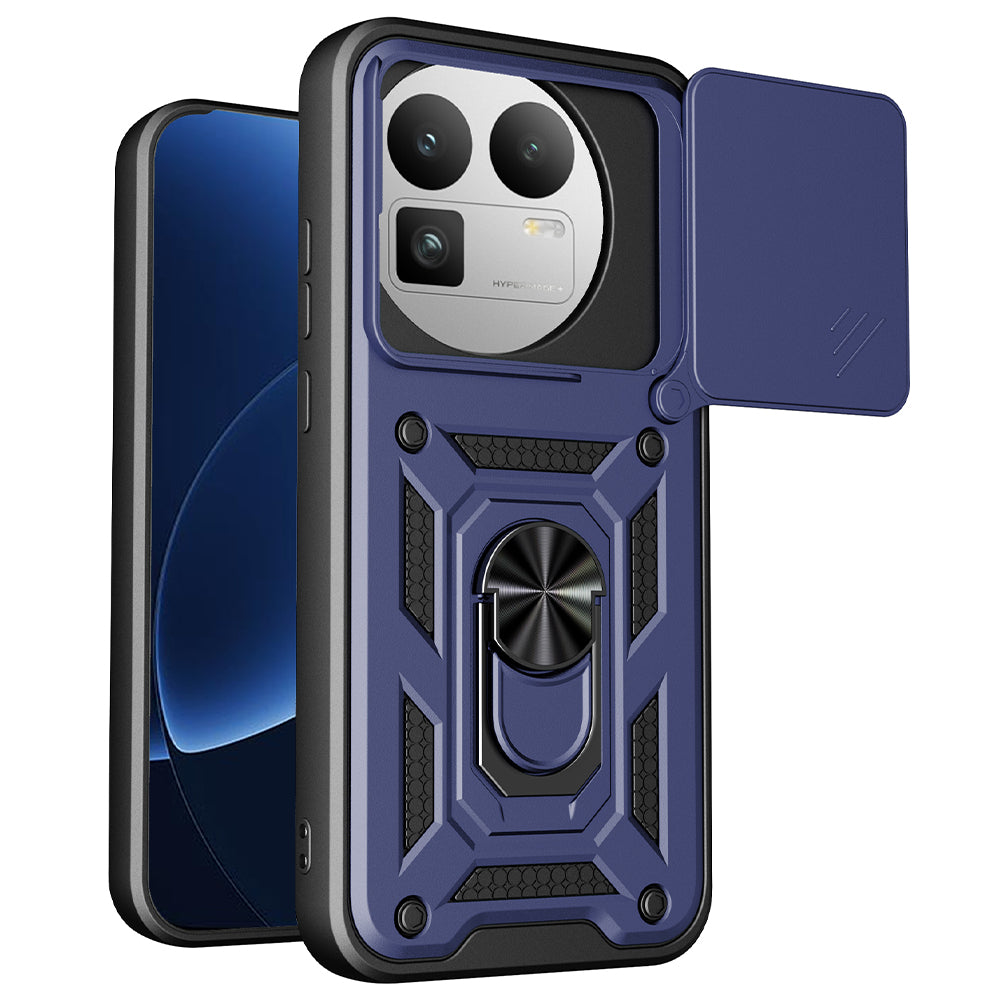 Puzdro pre Realme GT 8 Pro, Techsuit, CamShield (výrez pre kruhovú kameru), Modrá