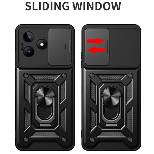Puzdro pre Realme Note 50 / C51, Techsuit, CamShield, Čierne