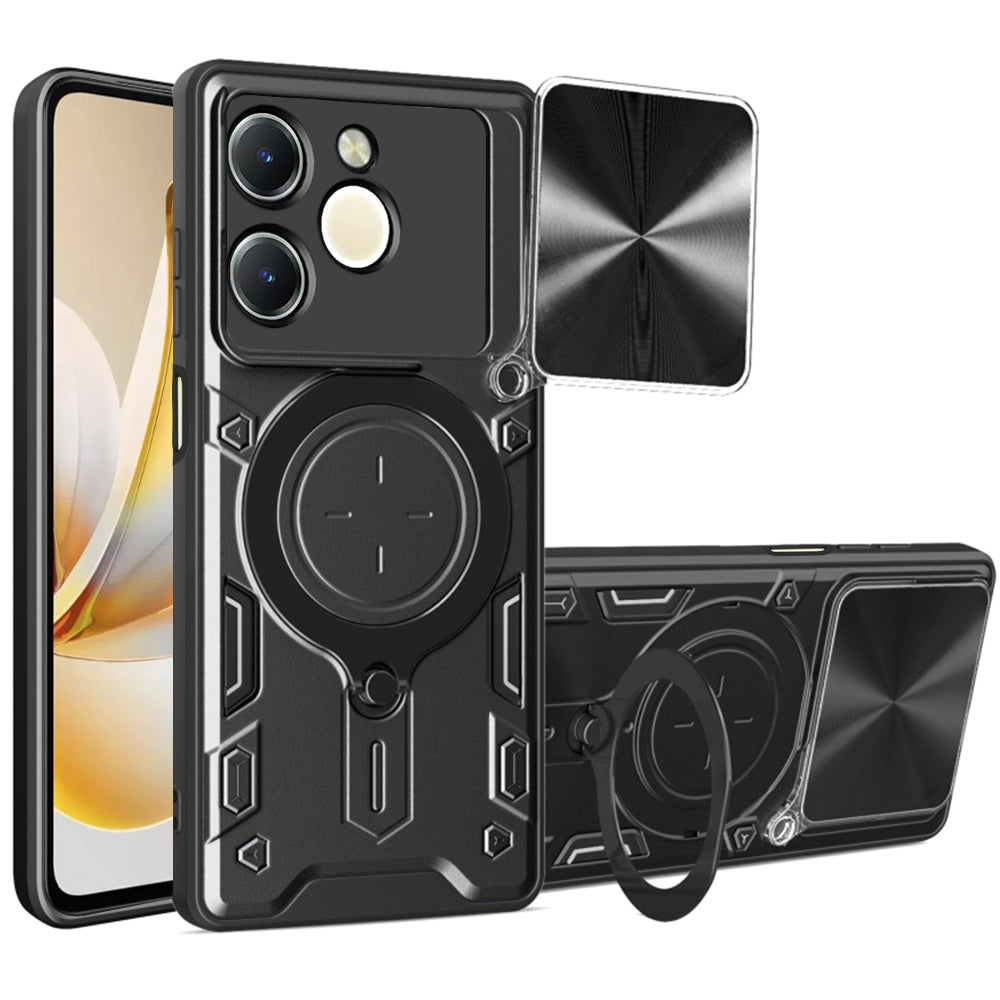 Puzdro pre Realme Note 70T, Techsuit, CamGuard Pro, Čierne