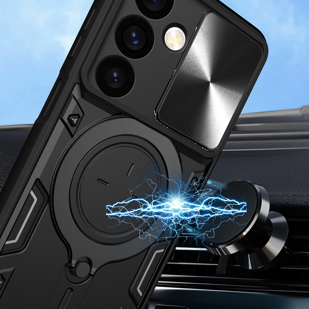 Puzdro pre Realme Note 70T, Techsuit, CamGuard Pro, Čierne