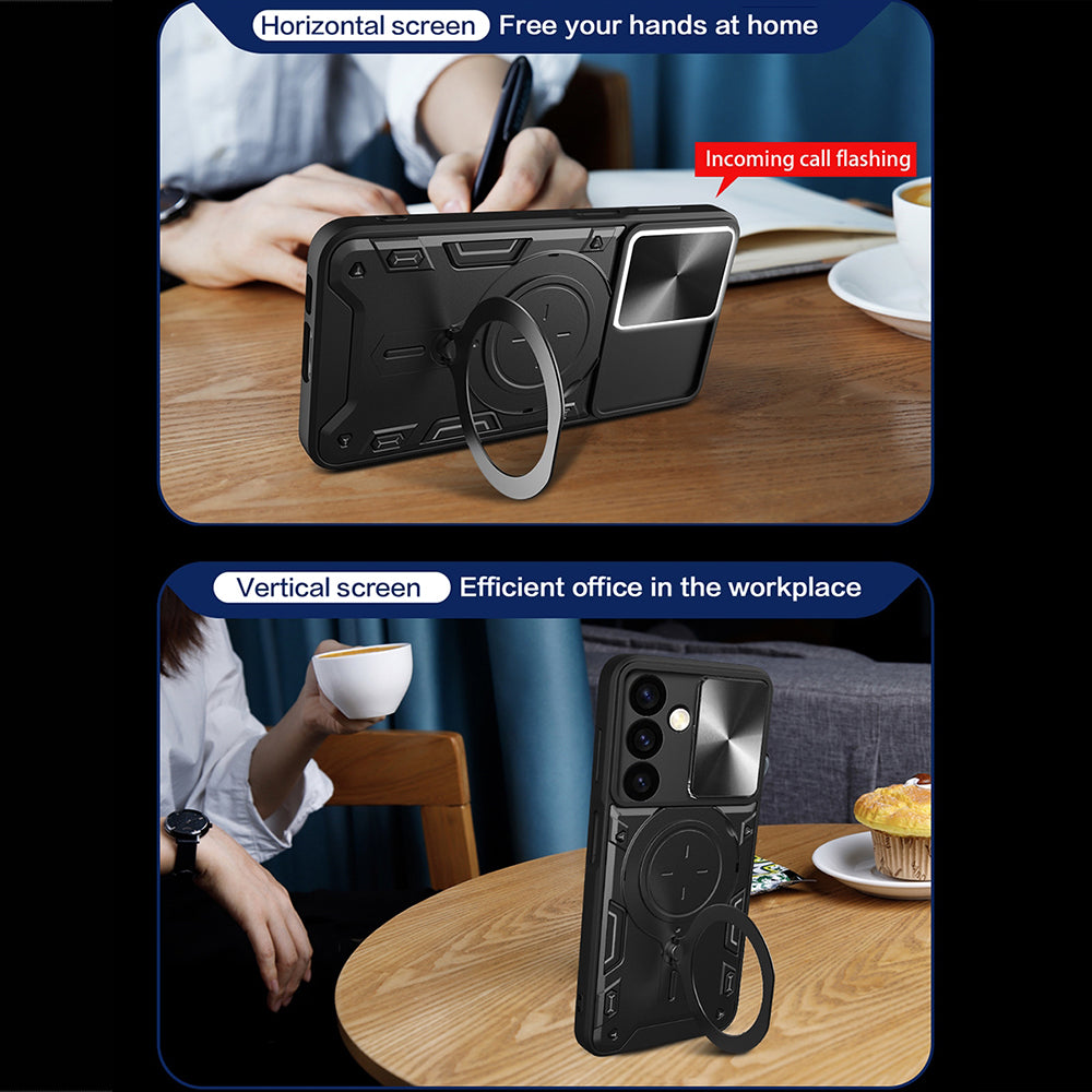 Puzdro pre Realme Note 70T, Techsuit, CamGuard Pro, Čierne