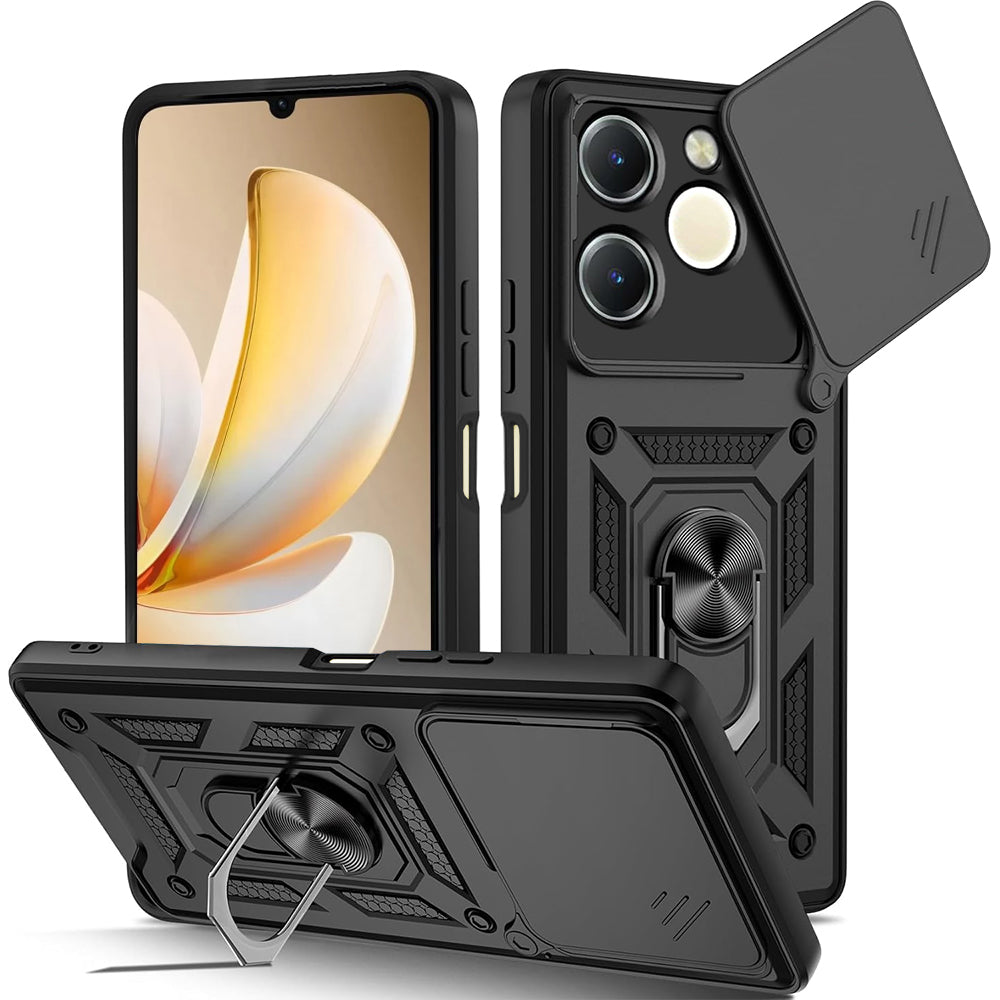 Puzdro pre Realme Note 70T, Techsuit, CamShield, Čierne