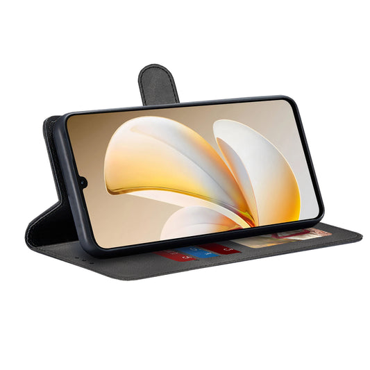 Puzdro pre Realme Note 70T, Techsuit, Diary Book, Čierne