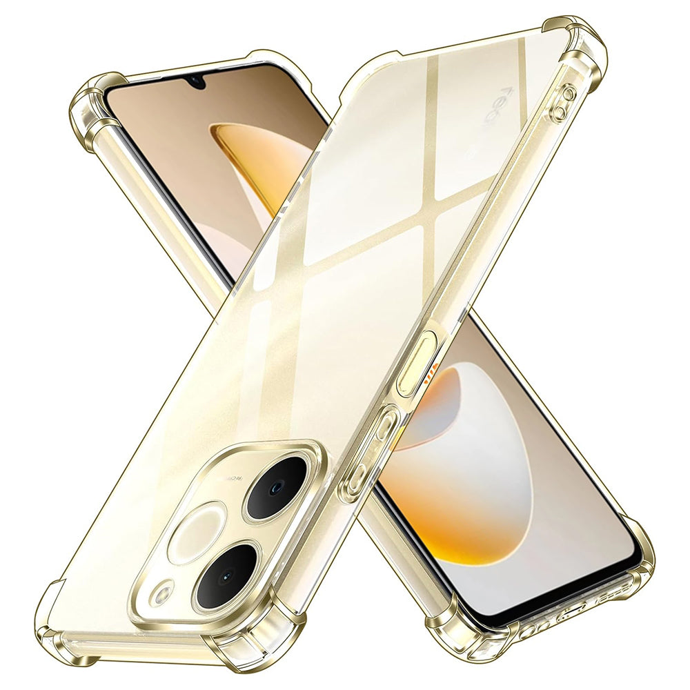 Puzdro pre Realme Note 70T, Techsuit, Shockproof Clear, Transparentné