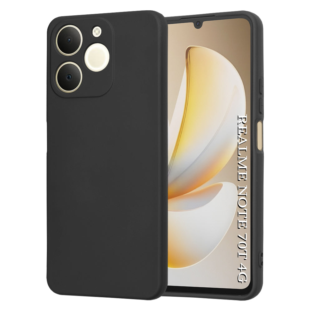Puzdro pre Realme Note 70T, Techsuit, SoftFlex, Čierne
