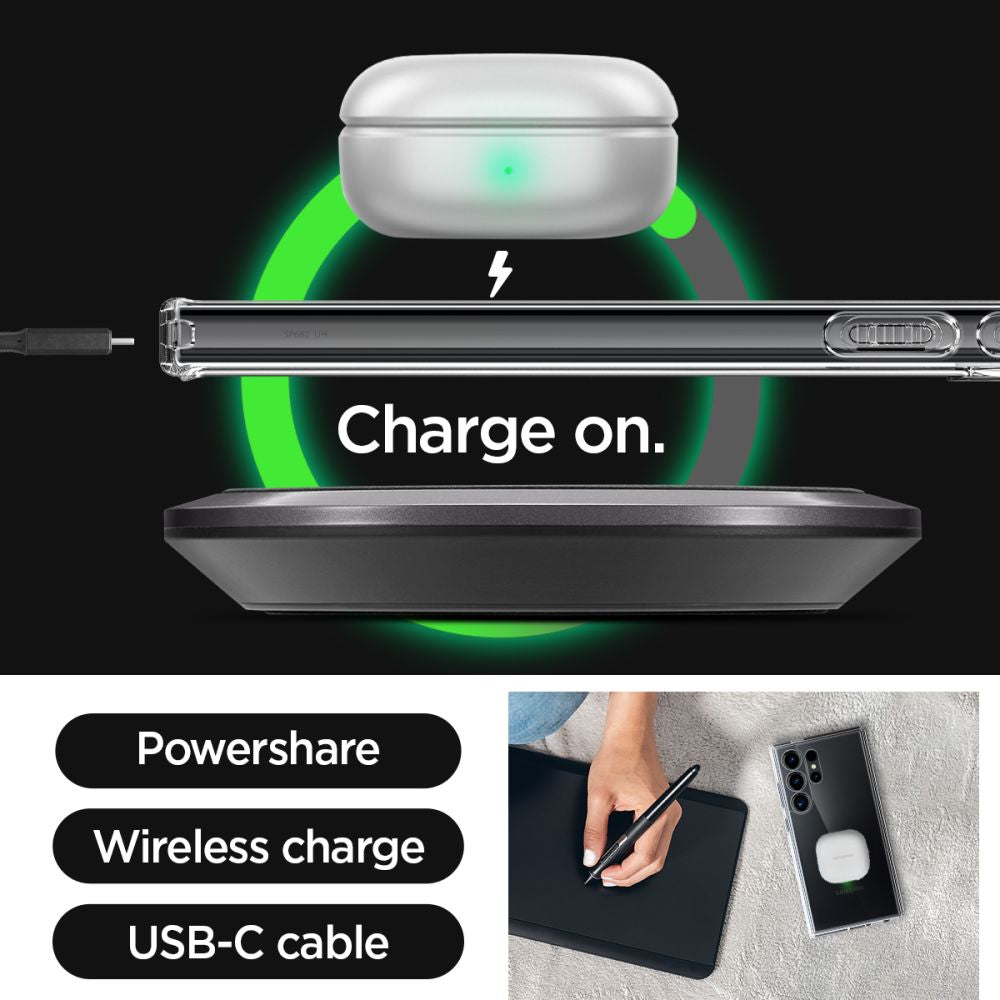 Puzdro pre Samsung Galaxy S24 Ultra S928, Spigen, Ultra Hybrid, transparentné ACS07292