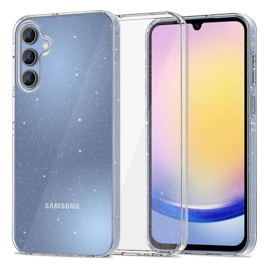 Puzdro pre Samsung Galaxy A16 5G A166 / A16 4G A165, Tech-Protect, Flexair Glitter, transparentné