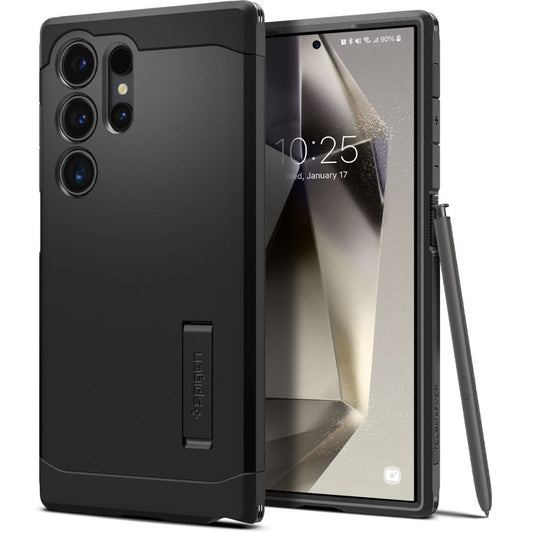 Puzdro pre Samsung Galaxy S24 Ultra S928, Spigen, Tough Armour, čierne