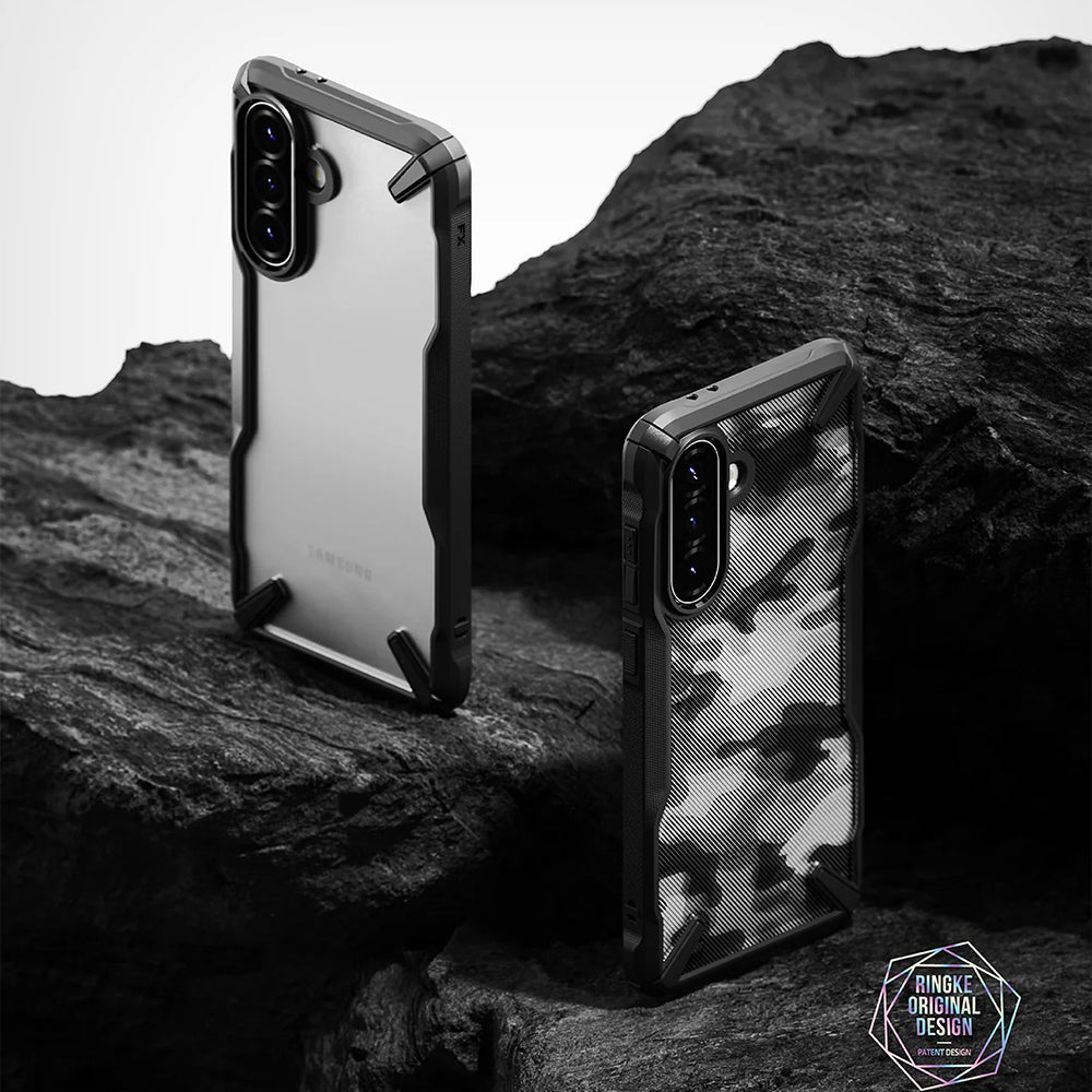 Puzdro pre Samsung Galaxy A56 A566 / A36 A366, Ringke, Fusion X Camo, Čierne