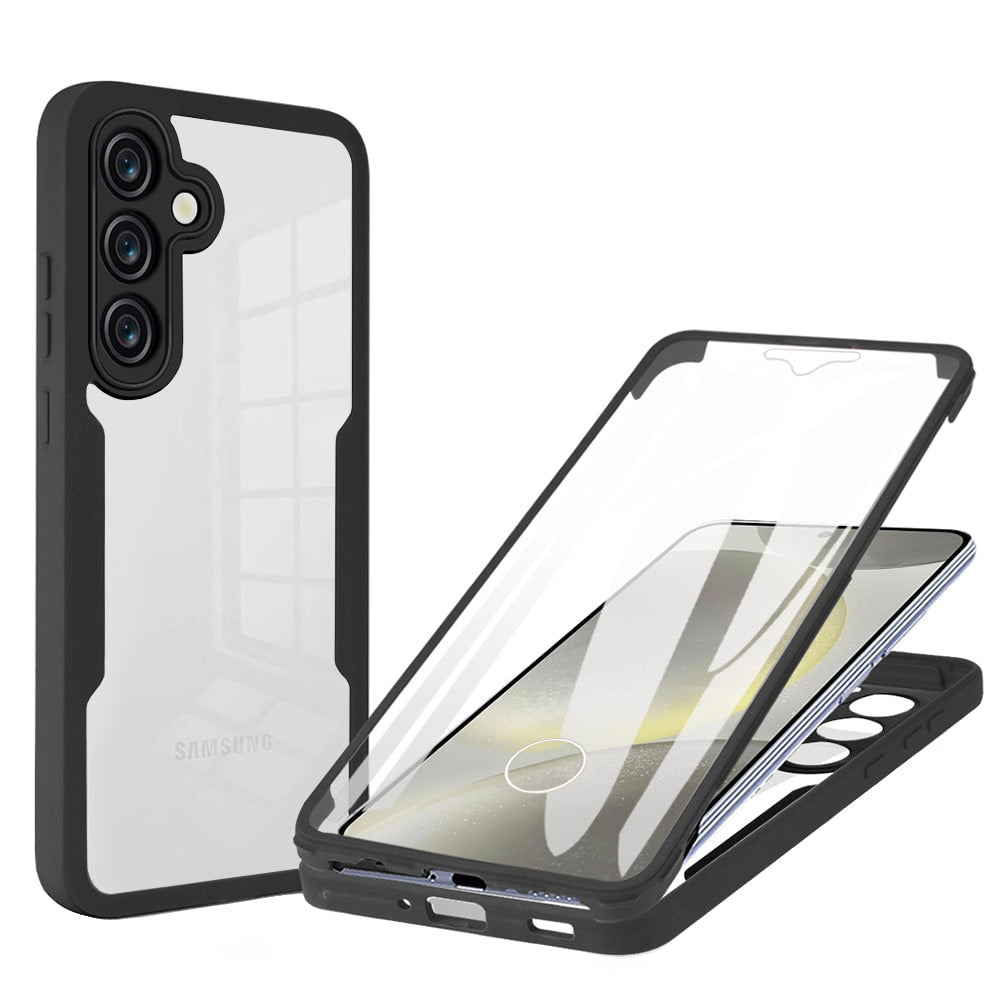 Puzdro pre Samsung Galaxy S25 S931, Techsuit, ColorVerse 360, Čierne