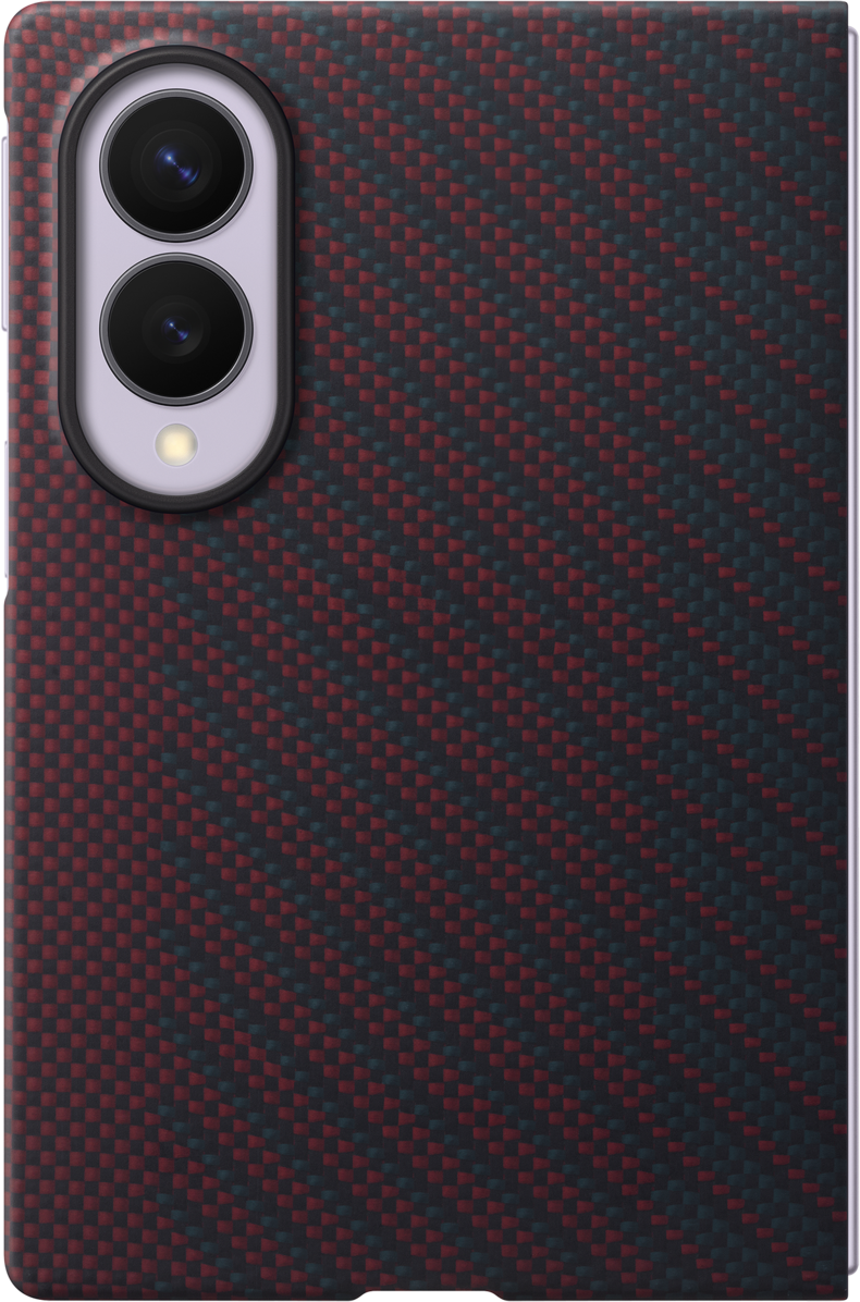Puzdro pre Samsung Galaxy Z Fold8 F971, Carbon Magnet Case, červené EF-KF971SREGWW