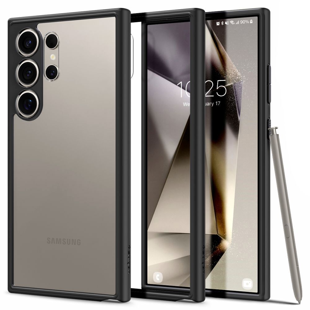 Puzdro pre Samsung Galaxy S24 Ultra S928, Spigen, Ultra Hybrid, Matné Čierne