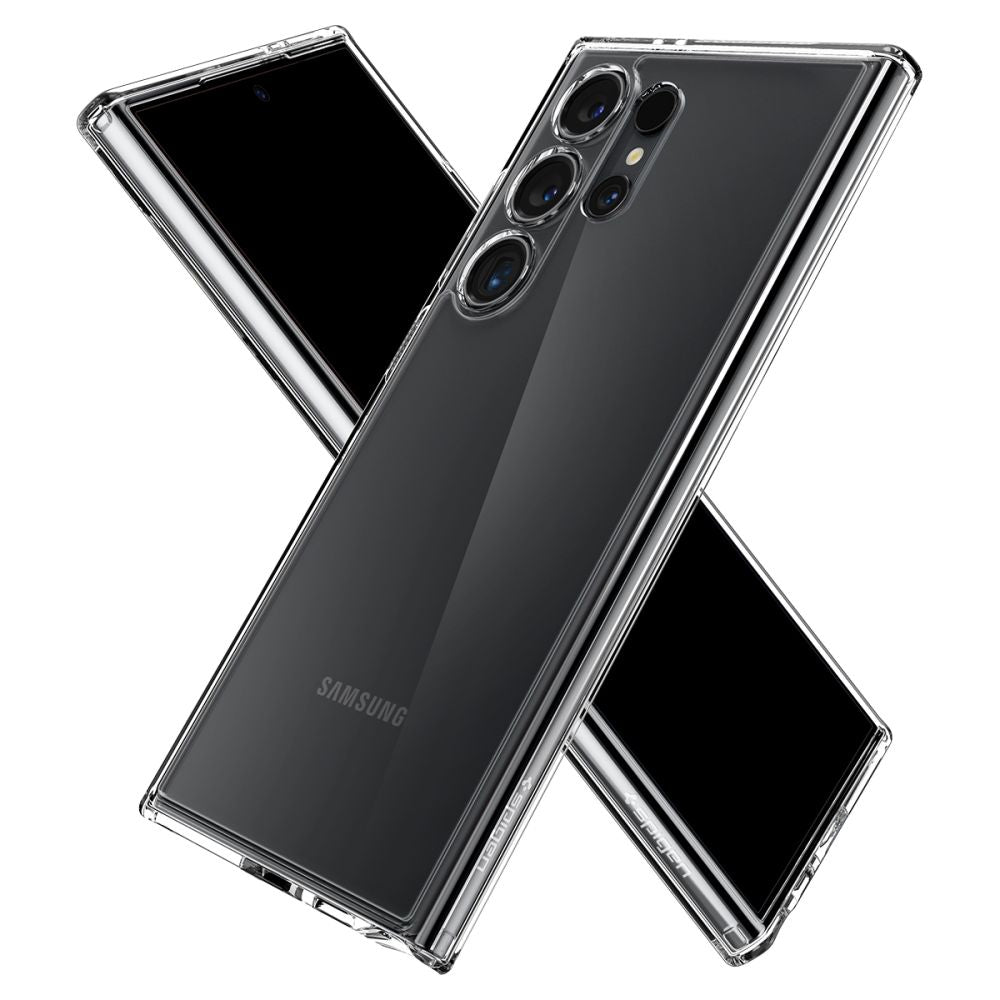 Puzdro pre Samsung Galaxy S24 Ultra S928, Spigen, Ultra Hybrid, transparentné ACS07292