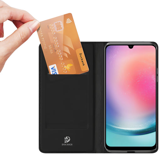 Puzdro pre Samsung Galaxy A55 5G A556, DUX DUCIS, Skin Pro, čierne