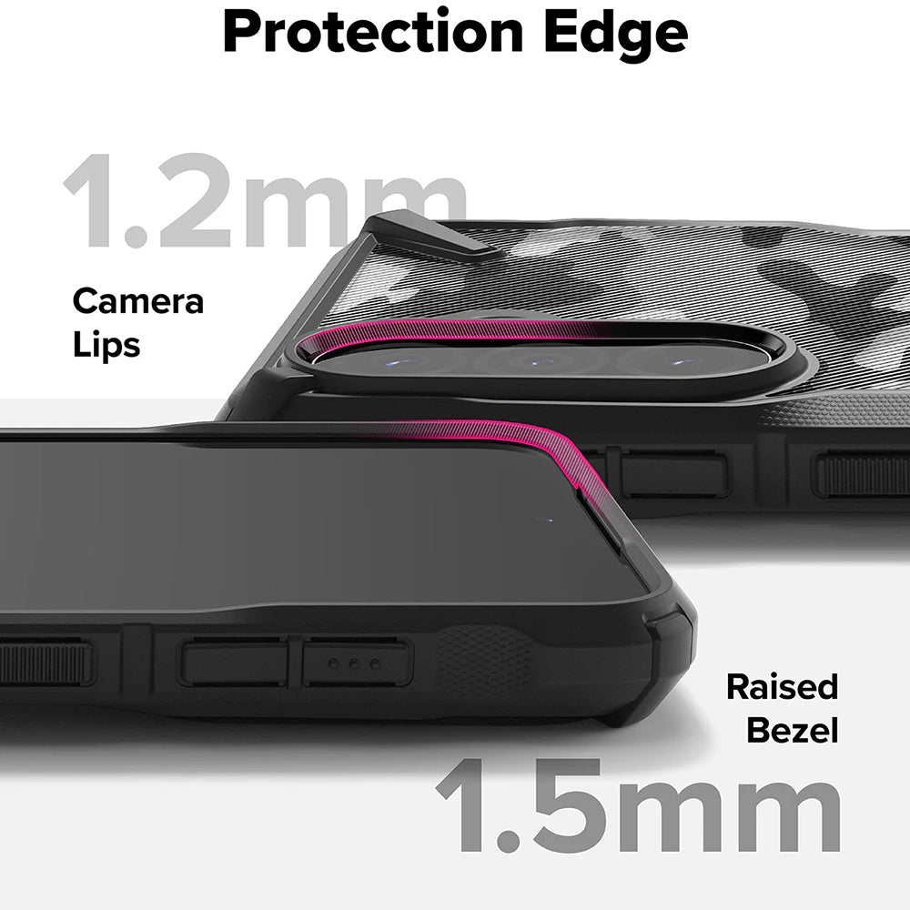 Puzdro pre Samsung Galaxy A56 A566 / A36 A366, Ringke, Fusion X Camo, Čierne