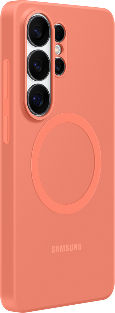 Puzdro pre Samsung Galaxy S26 Ultra S948, Silicone Magnet Case, Červené EF-ES948COEGWW