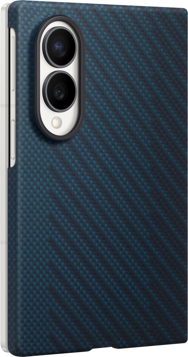 Puzdro pre Samsung Galaxy Z Fold8 F971, Carbon Magnet Case, Tmavomodrá EF-KF971SNEGWW