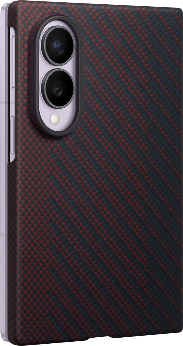 Puzdro pre Samsung Galaxy Z Fold8 F971, Carbon Magnet Case, červené EF-KF971SREGWW