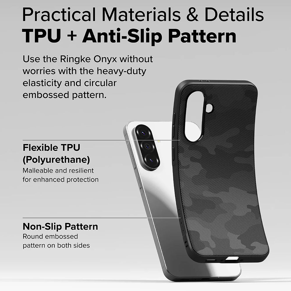 Puzdro pre Samsung Galaxy A56 A566 / A36 A366, Ringke, Onyx Camo, Čierne