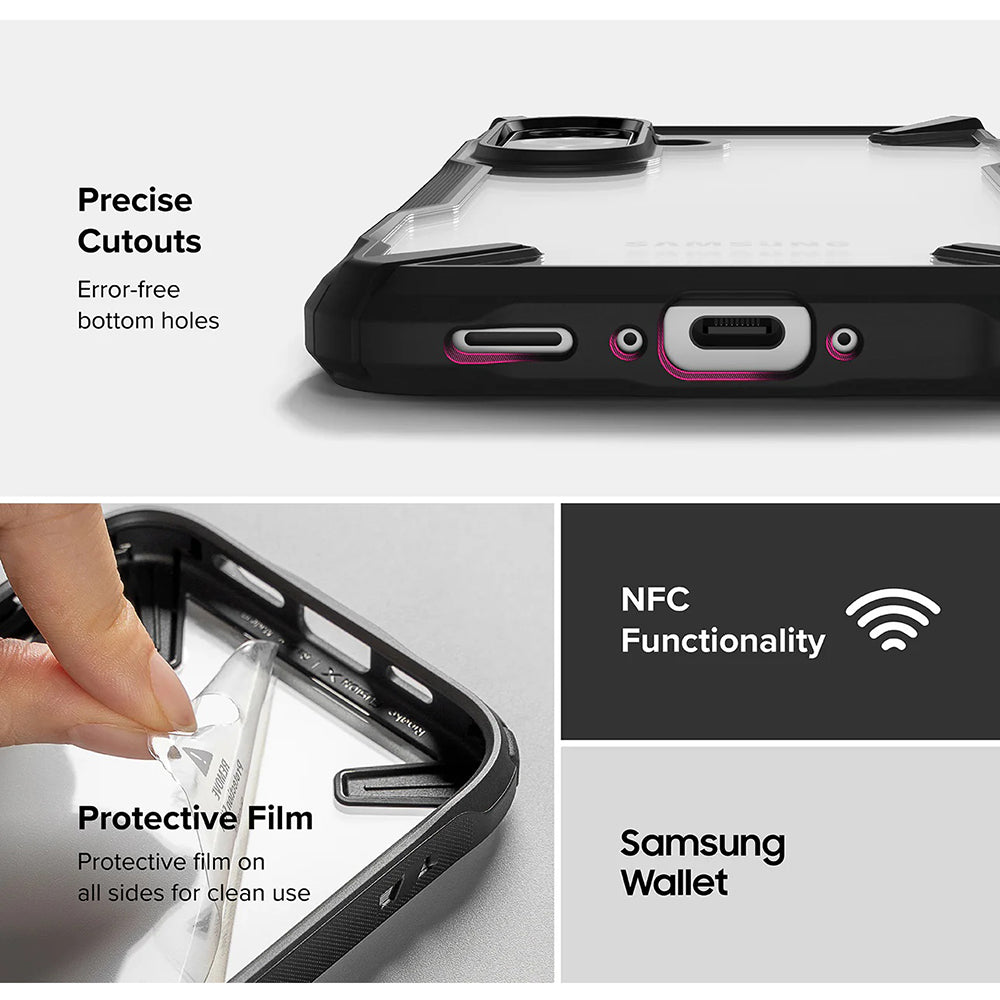 Puzdro pre Samsung Galaxy A56 A566 / A36 A366, Ringke, Fusion X, Čierne