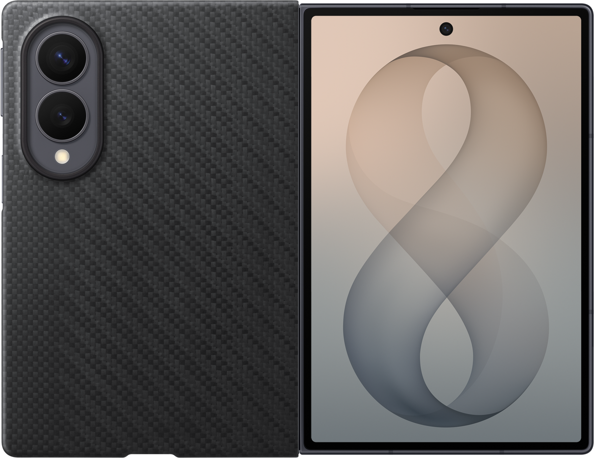 Puzdro pre Samsung Galaxy Z Fold8 F971, Carbon Magnet Case, Čierne EF-KF971SBEGWW
