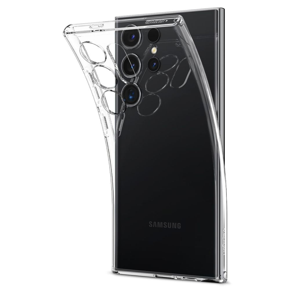 Puzdro pre Samsung Galaxy S24 Ultra S928, Spigen, Liquid Crystal, transparentné ACS07283