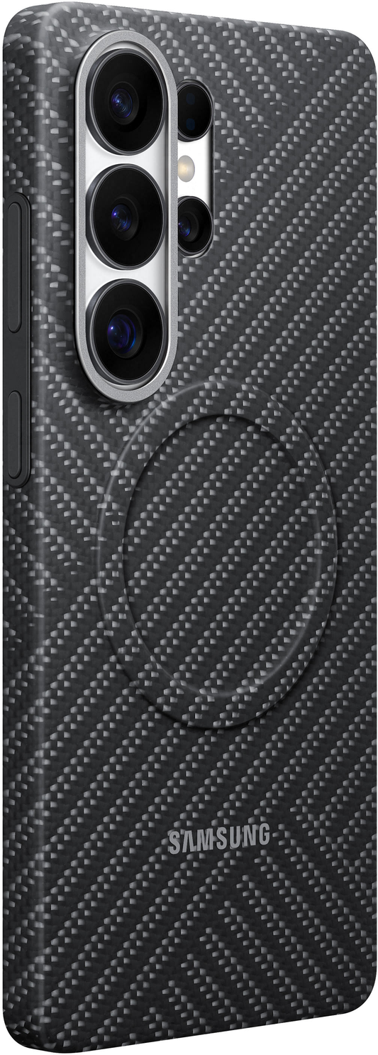 Puzdro pre Samsung Galaxy S26 Ultra S948, Carbon Magnet Case, Sivá EF-KS948SSEGWW