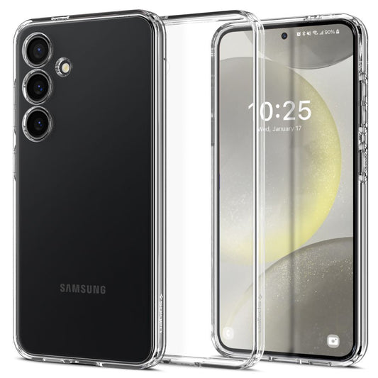Puzdro pre Samsung Galaxy S24 S921, Spigen, z tekutých kryštálov, priehľadné