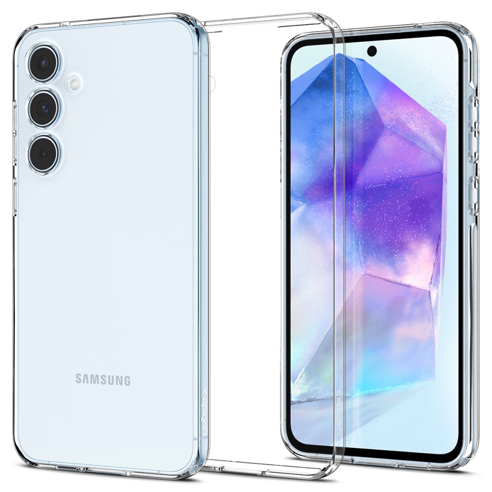 Puzdro pre Samsung Galaxy A55 5G A556, Spigen, Liquid Crystal, Transparentné ACS07537