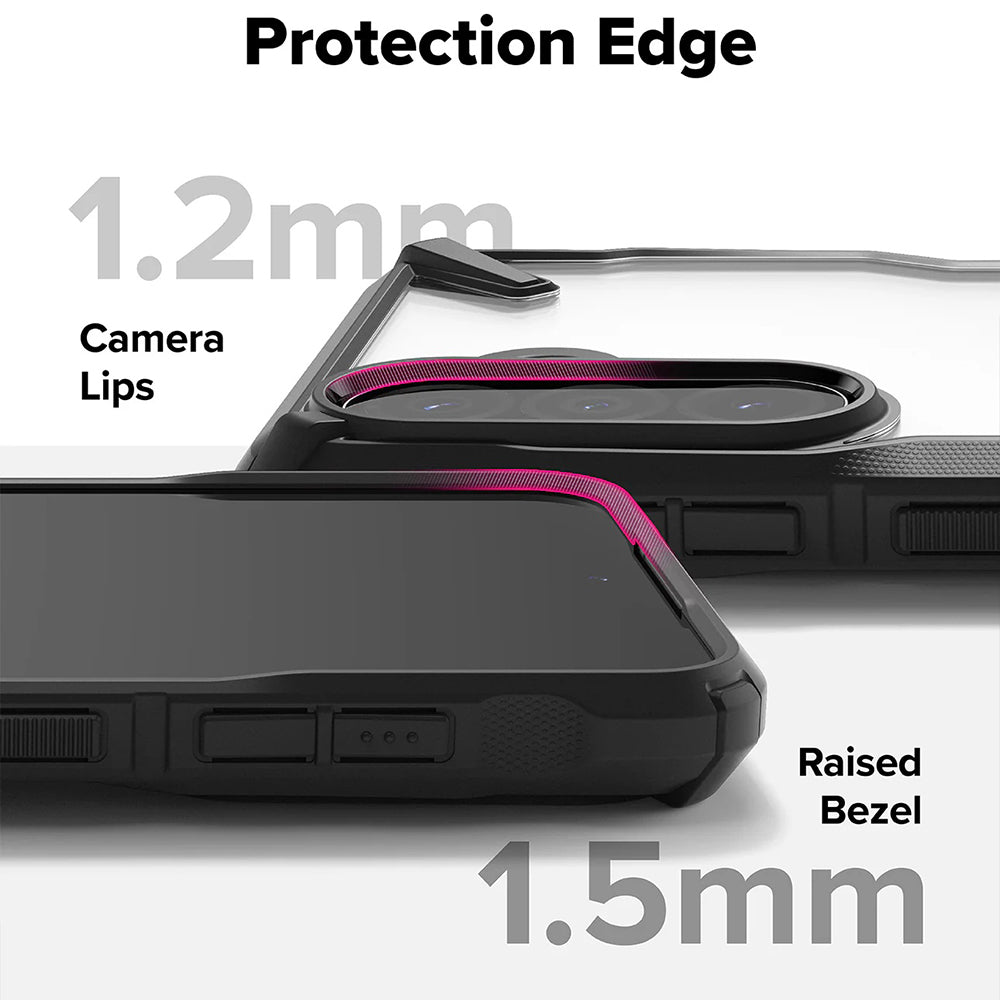 Puzdro pre Samsung Galaxy A56 A566 / A36 A366, Ringke, Fusion X, Čierne