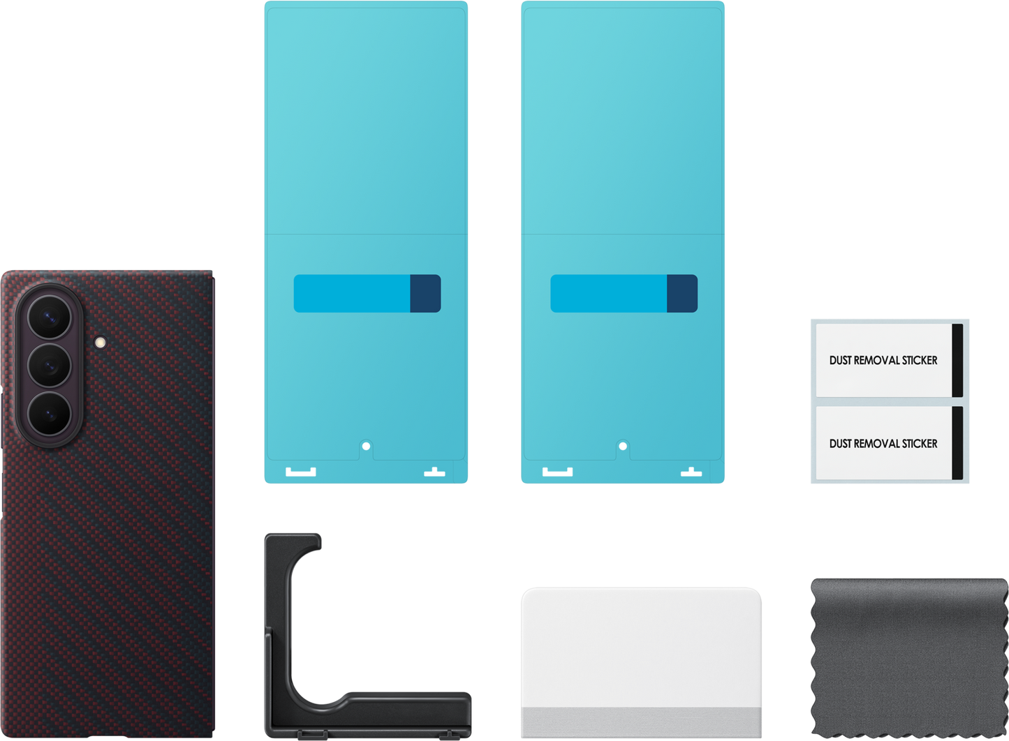 Puzdro pre Samsung Galaxy Z Fold8 Ultra F976, Carbon Magnet Case, Červené EF-KF976SREGWW