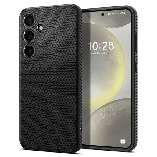 Puzdro pre Samsung Galaxy S24 S921, Spigen, Liquid Air, čierne