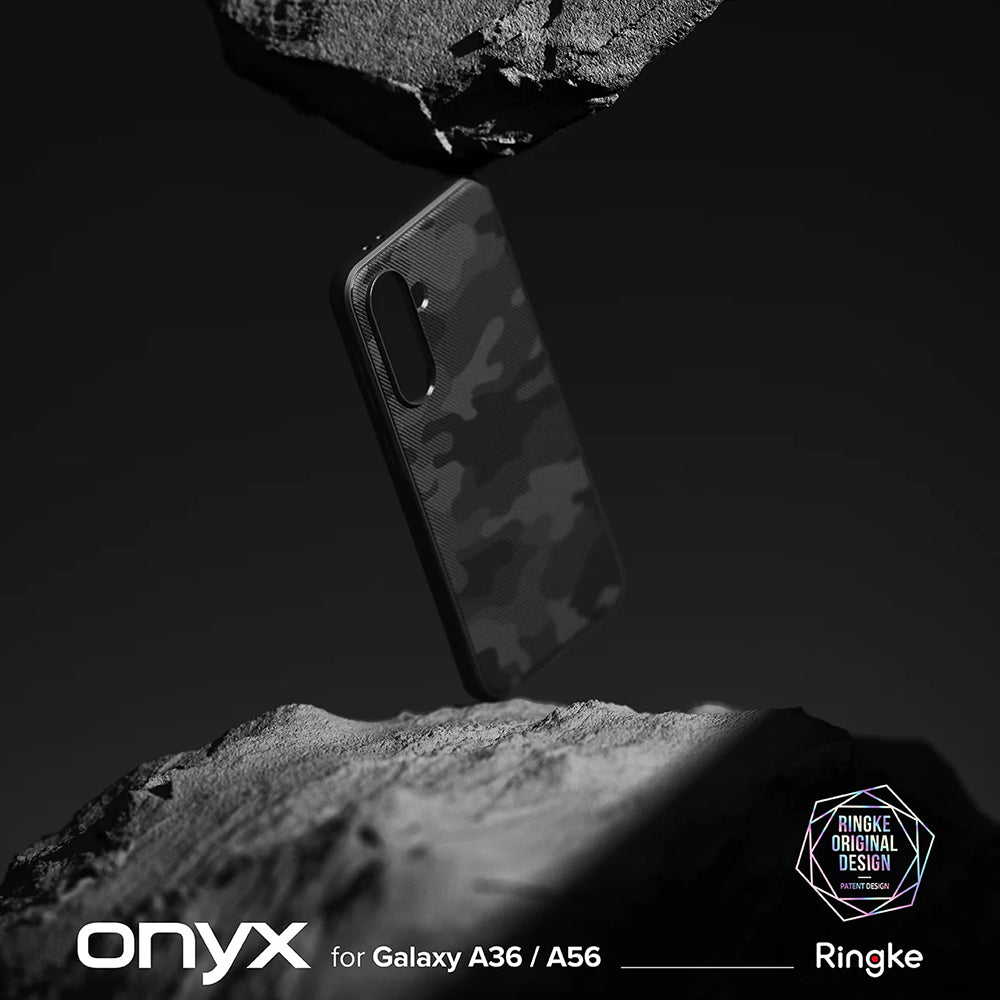 Puzdro pre Samsung Galaxy A56 A566 / A36 A366, Ringke, Onyx Camo, Čierne
