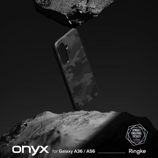 Puzdro pre Samsung Galaxy A56 A566 / A36 A366, Ringke, Onyx Camo, Čierne