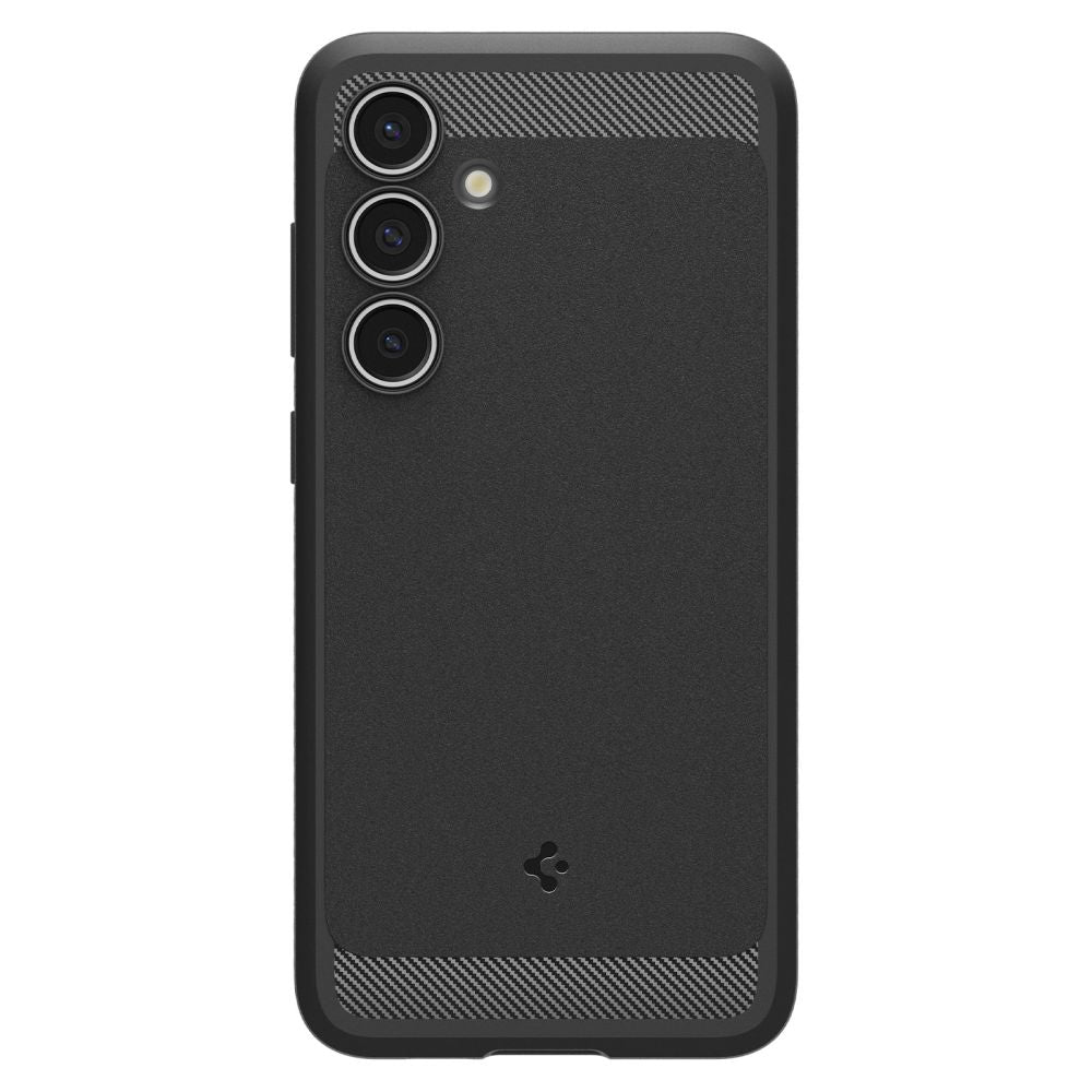 Puzdro pre Samsung Galaxy S24 FE S721, Spigen, Rugged Armor, Čierne ACS08578