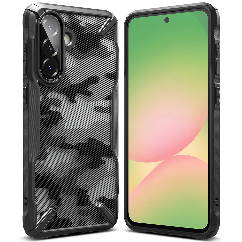 Puzdro pre Samsung Galaxy A56 A566 / A36 A366, Ringke, Fusion X Camo, Čierne