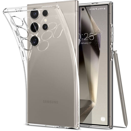 Puzdro pre Samsung Galaxy S24 Ultra S928, Spigen, Liquid Crystal, transparentné ACS07283