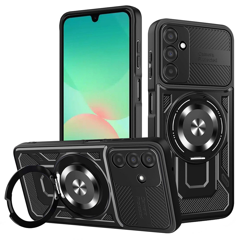 Puzdro pre Samsung Galaxy A26 A266, Techsuit, RuggedCam, Čierne