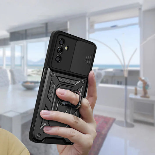 Puzdro pre Samsung Galaxy A04s A047 / A13 5G A136, Techsuit, CamShield, Čierne