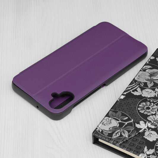 Puzdro pre Samsung Galaxy A05 A055, Techsuit, eFold, fialové