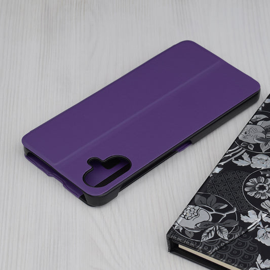 Puzdro pre Samsung Galaxy A06 A065, Techsuit, eFold, fialové