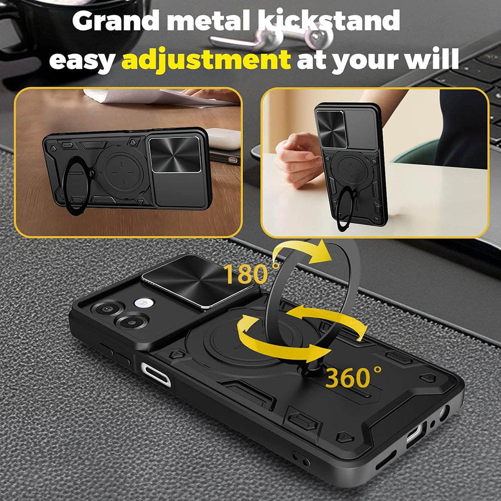 Puzdro pre Samsung Galaxy A07 4G A075, Techsuit, CamGuard Pro, Ružové