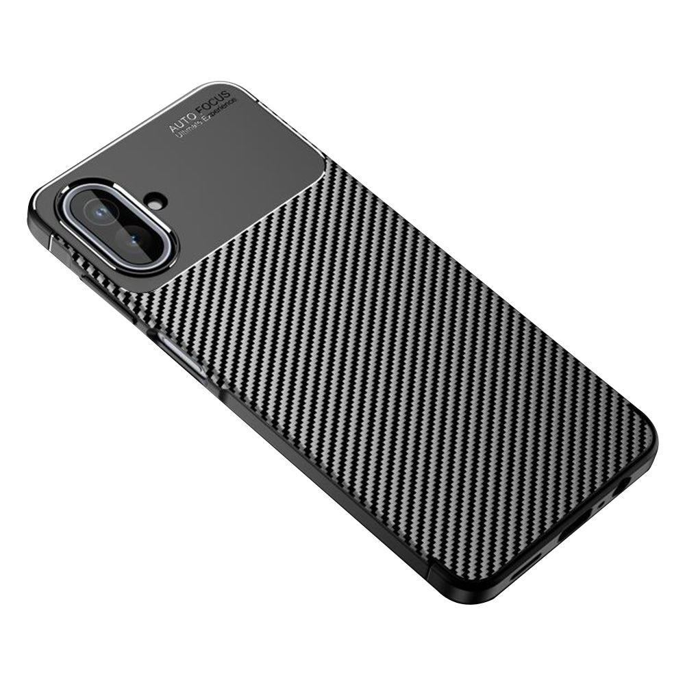 Puzdro pre Samsung Galaxy A07 4G A075, Techsuit, CarbonFiber, Čierne