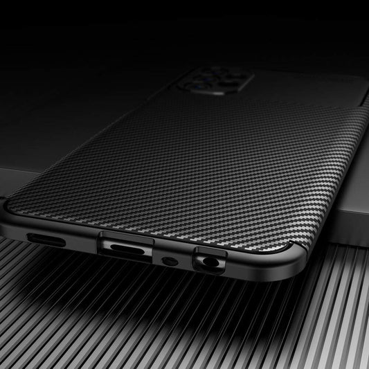 Puzdro pre Samsung Galaxy A13 A135, Techsuit, CarbonFiber, Čierne