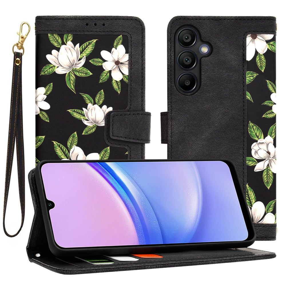 Puzdro pre Samsung Galaxy A15 5G A156 / A15 A155, Techsuit, FlipCraft, Čierna