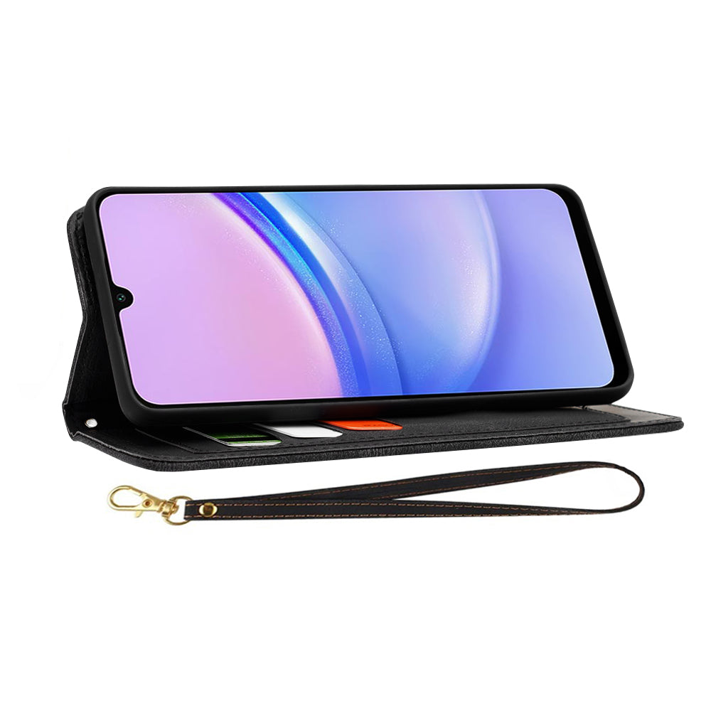 Puzdro pre Samsung Galaxy A15 5G A156 / A15 A155, Techsuit, FlipCraft, Čierna