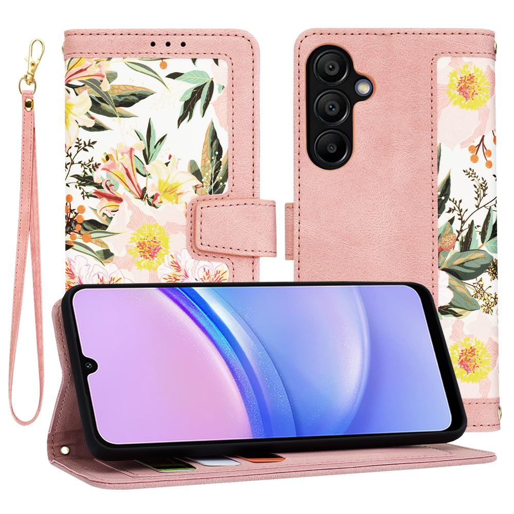Puzdro pre Samsung Galaxy A15 5G A156 / A15 A155, Techsuit, FlipCraft, Ružové