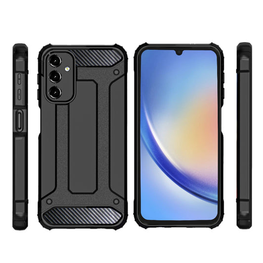 Puzdro pre Samsung Galaxy A15 5G A156 / A15 A155, Techsuit, Hybrid Armor, Čierne
