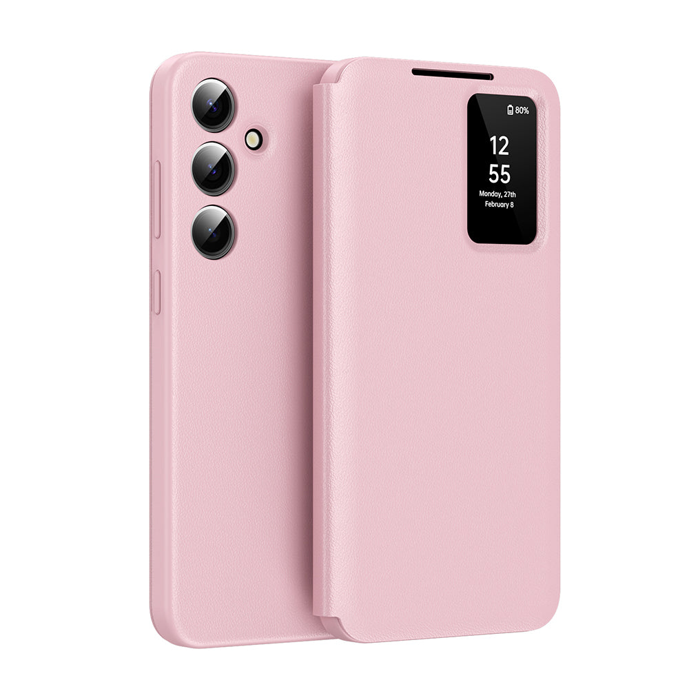 Puzdro pre Samsung Galaxy A16 5G A166 / A16 4G A165, Techsuit, SmartView, Ružové