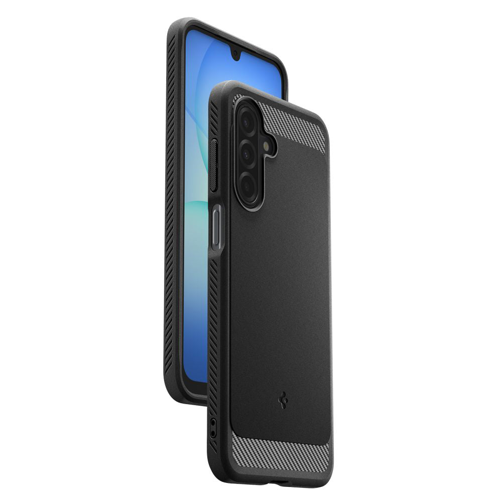 Puzdro pre Samsung Galaxy A17 4G / A17 5G, Spigen, Rugged Armor, Čierne ACS09844